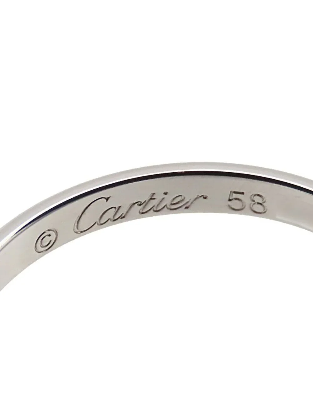 Cartier 1895 Wedding Ring Platinum 58